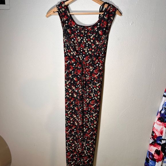 R&K Originals Dress + Sweater Embroidered Flowers and mini pearl beads Sz 10 - Picture 5 of 8